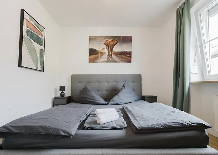 Stilvolles Mit Blick Auf Dreifluesse-eck Apartment Passau